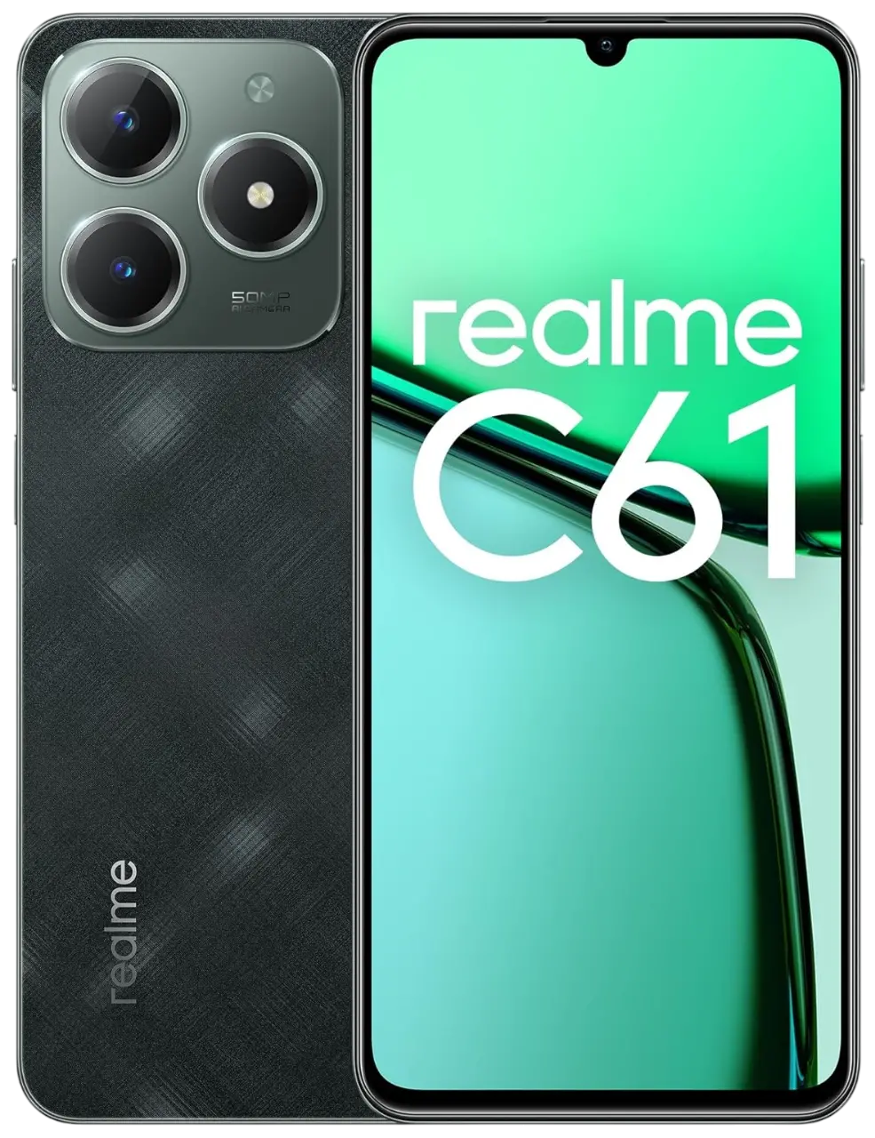 Realme C61 Dark Green Official Image