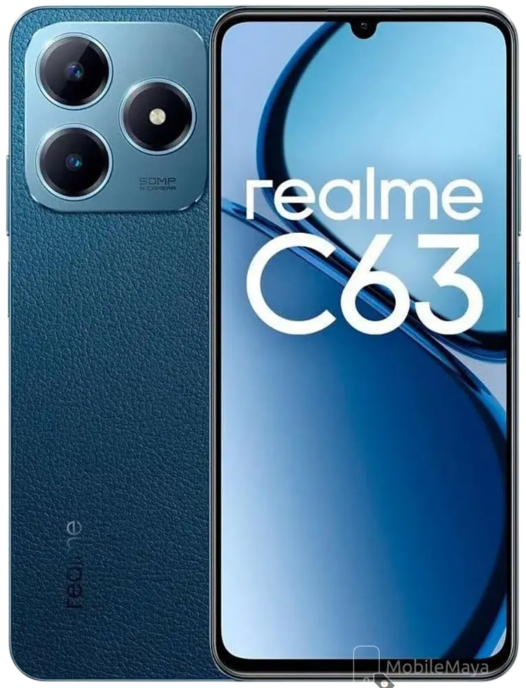 Realme C63 Leather Blue Official Image
