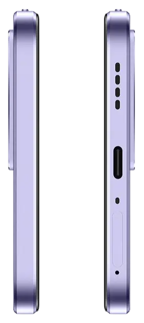 Realme C85 Pro 4G Parrot Purple Cgahging Port Image.