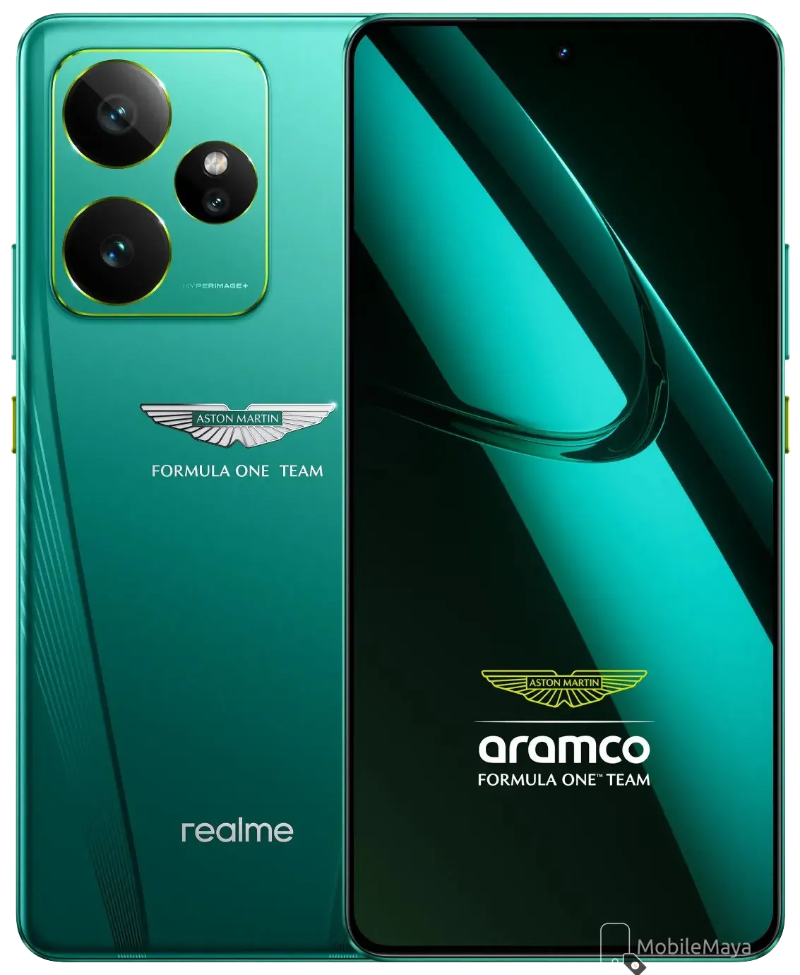 Realme GT7 Dream Edition 5G Green Official Image.