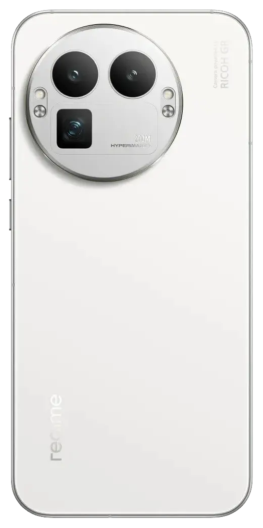 Realme GT8 Pro 5G White Back Image.