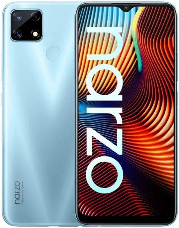 Realme Narzo 20 Victory Blue official Image