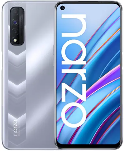 Realme Narzo 30 Racing Silver official Image