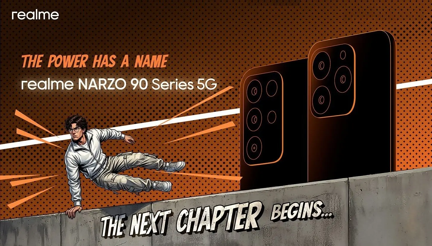 Realme Narzo 90 5G Series Official Image.