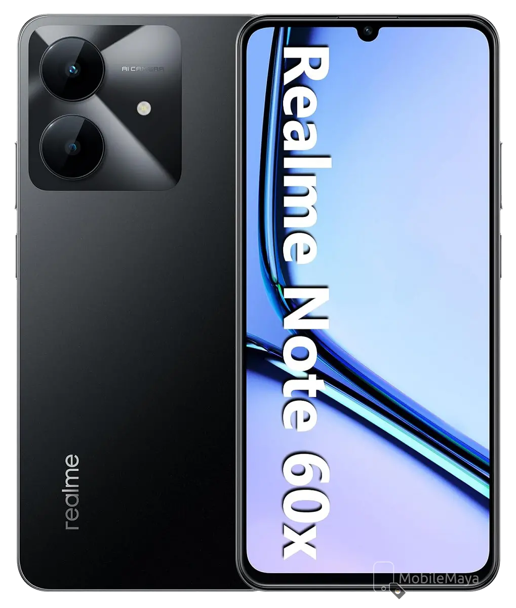 Realme Note 60x Marble Black.
