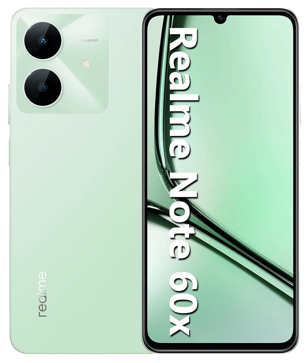 Realme Note 60x Wilderness Green.