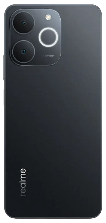 Realme Note 70 4G Obsidian Black Back Image.