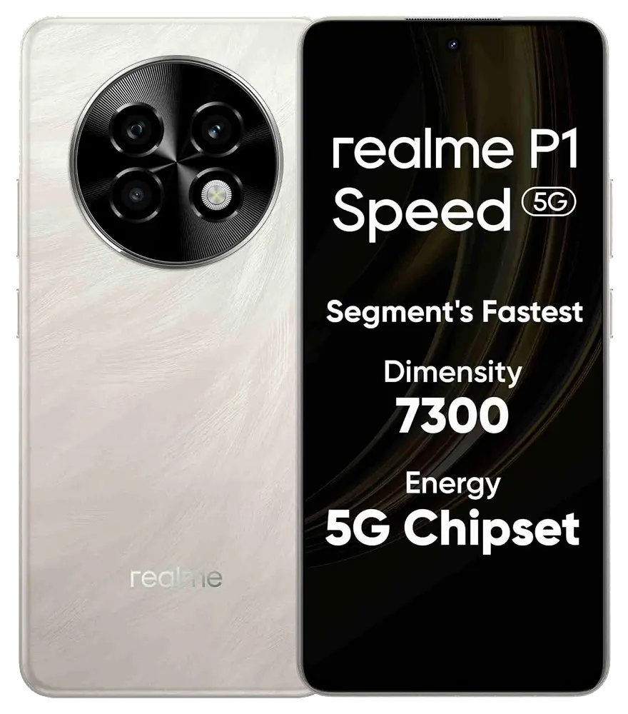 Realme P1 Speed Textured Titanium.