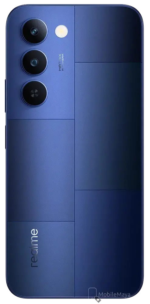 Realme P4 Lite 5G Mosaic Blue Back Side Image