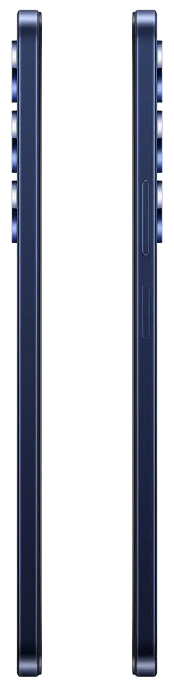 Realme P4 Lite 5G Mosaic Blue Button Side Image