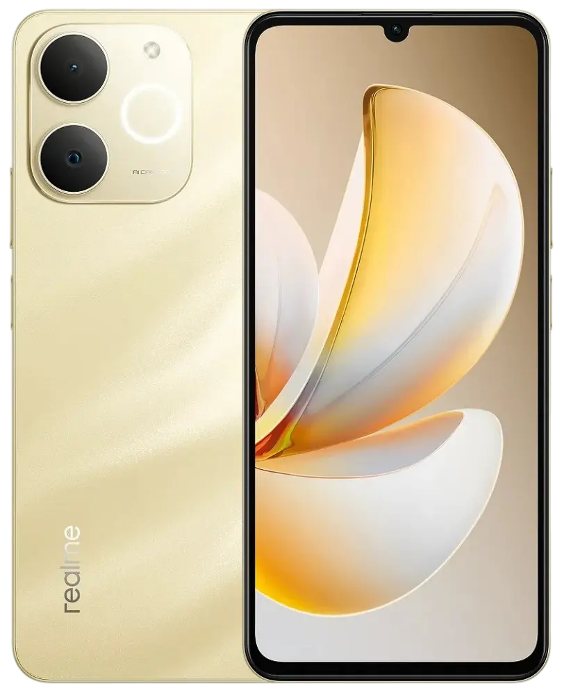 Realme P4 Lite Beach Gold Image