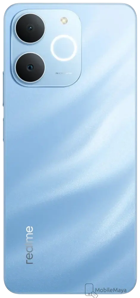 Realme P4 Lite Sea Blue Back Side Image