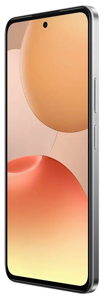 Realme P4x 5G Matte Silver Front Image.