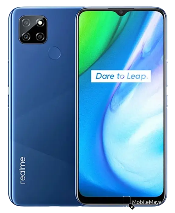 Realme V3 Blue Image