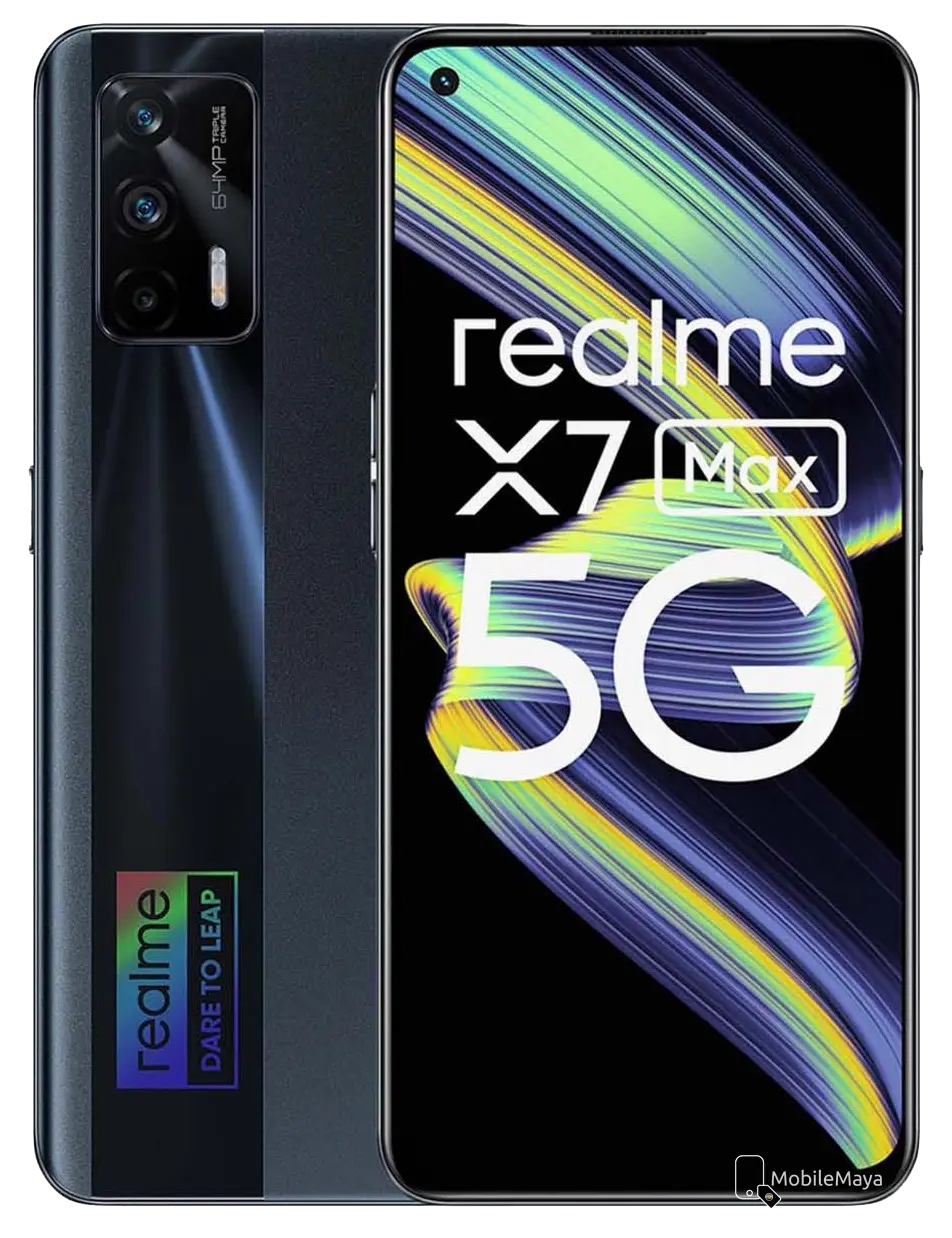 Realme X7 Max black color