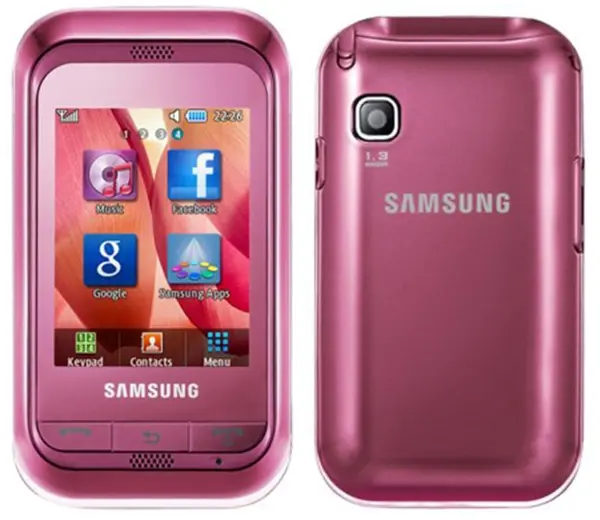 Samsung Champ pink color picture