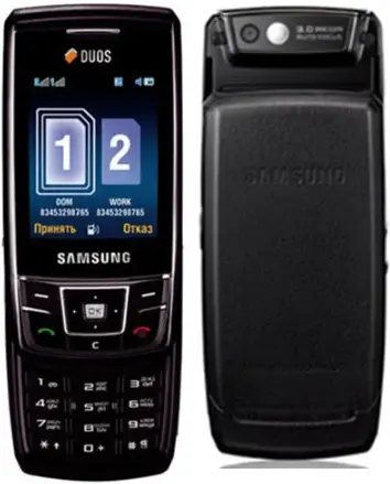 Samsung D880 Duos black official Image