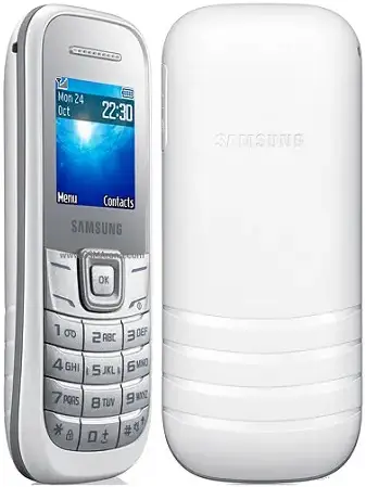 Samsung E1200 Pusha white official Image