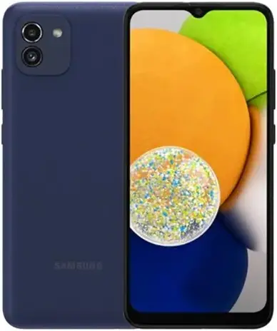 Samsung Galaxy A03 blue official Image