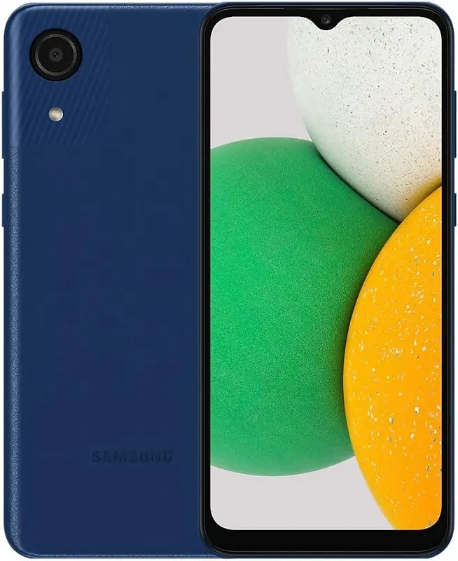 Samsung Galaxy A03 Core Blue official Image