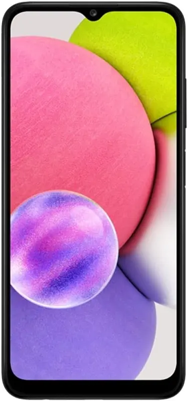 Samsung Galaxy A03s Black Official Image Front