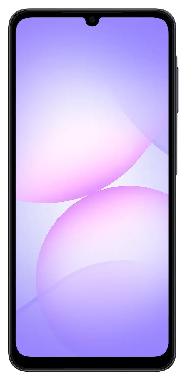 Samsung Galaxy A07 4G Gray Front Image.