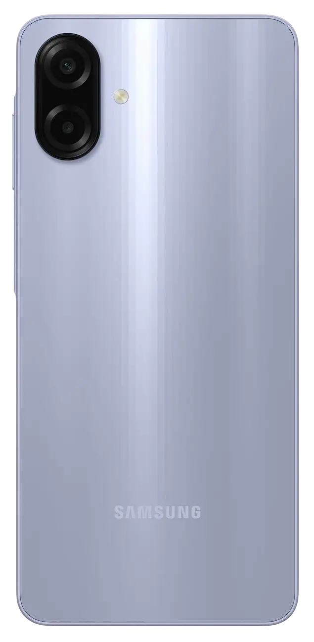 Samsung Galaxy A07 4G Light Violet Back Image.