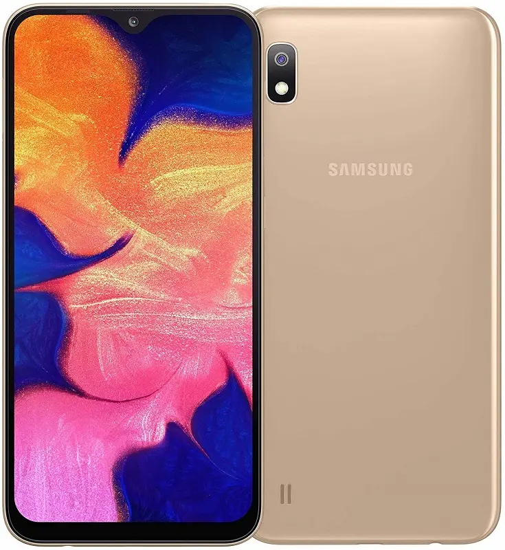 Samsung Galaxy A10 gold official Image