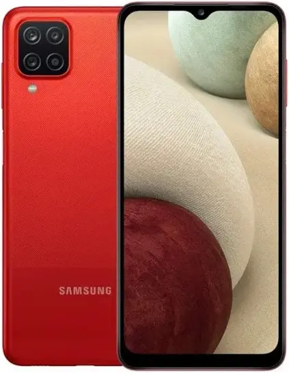 Samsung Galaxy A12 red official Image
