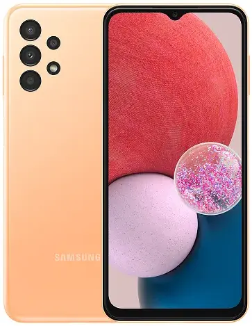 Samsung Galaxy A13 peach official Image