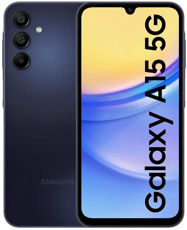 Samsung Galaxy A15 5G Brave Black Official Image.