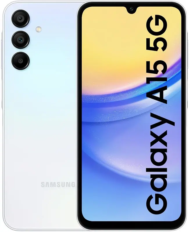 Samsung Galaxy A15 5G Magical Blue Official Image.