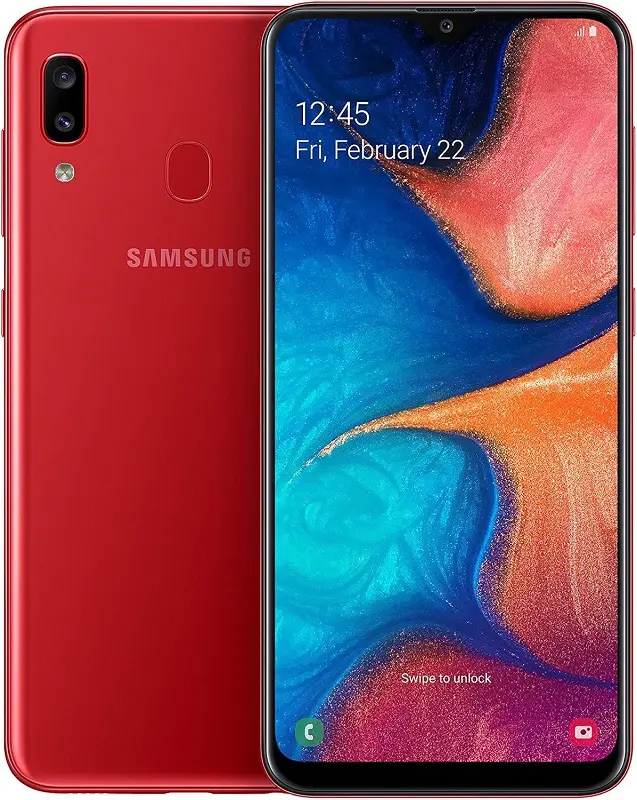 Samsung Galaxy A20 red official Image