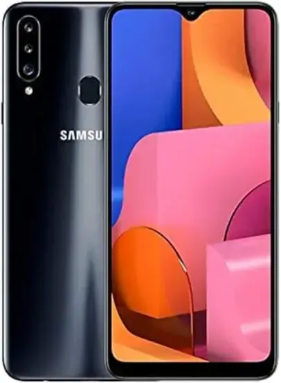 Samsung Galaxy A20s black official Image