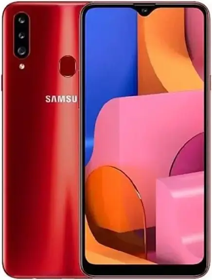 Samsung Galaxy A20s red official Image