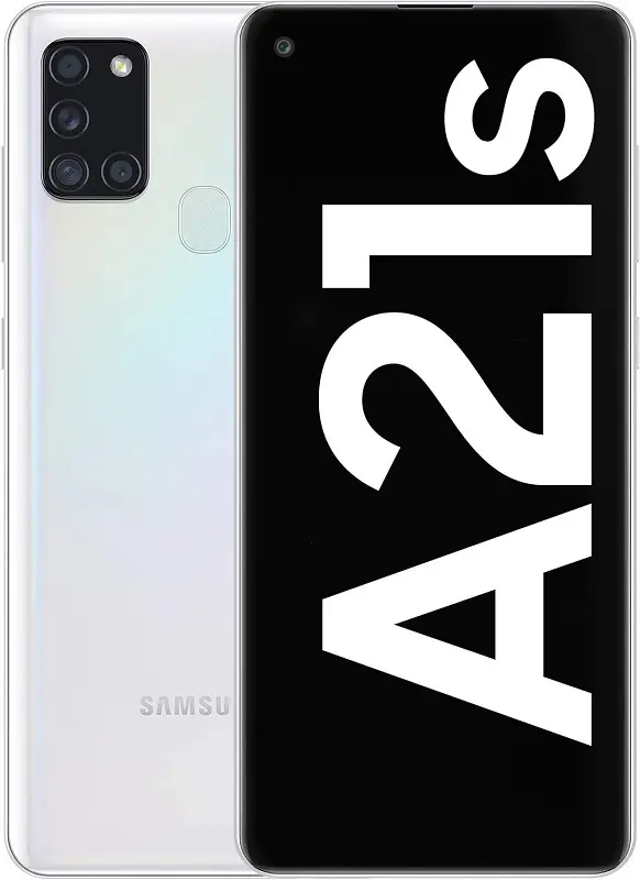 Samsung galaxy a21s White official Image
