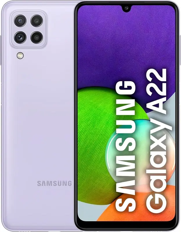 Samsung galaxy a22 Violet official Image
