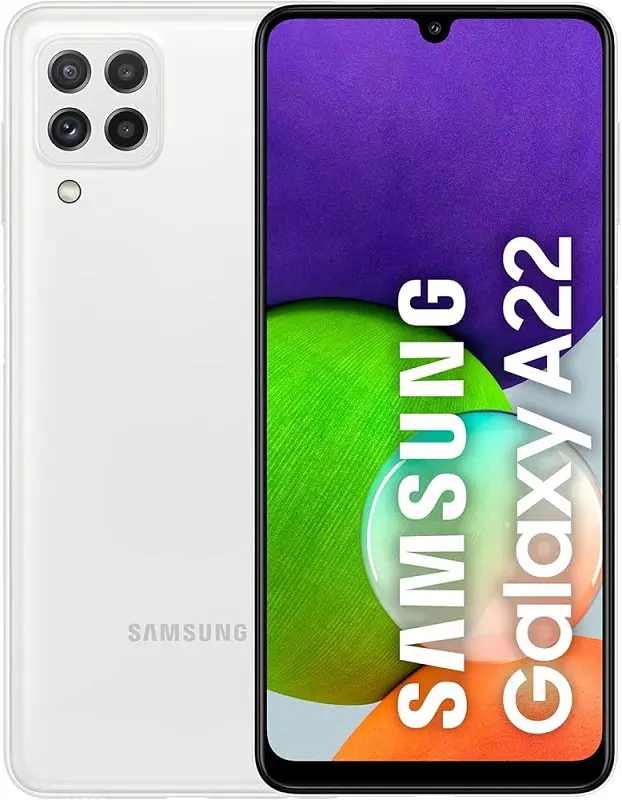 Samsung galaxy a22 White official Images