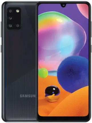 Samsung Galaxy A31 black official Image