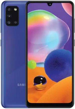 Samsung Galaxy A31 blue official Image