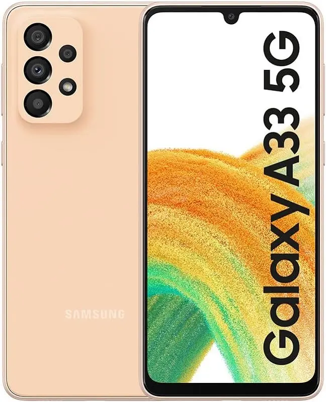 Samsung Galaxy A33 5G Peach official Image