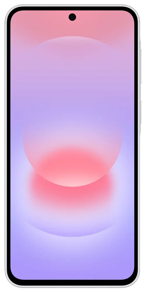 Samsung Galaxy A37 White Front Side Image