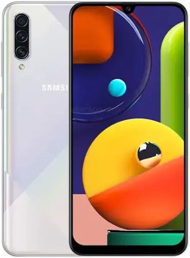 Samsung Galaxy A50s silver official Image