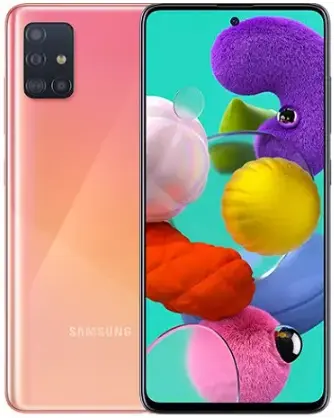Samsung Galaxy A51 pink official Image