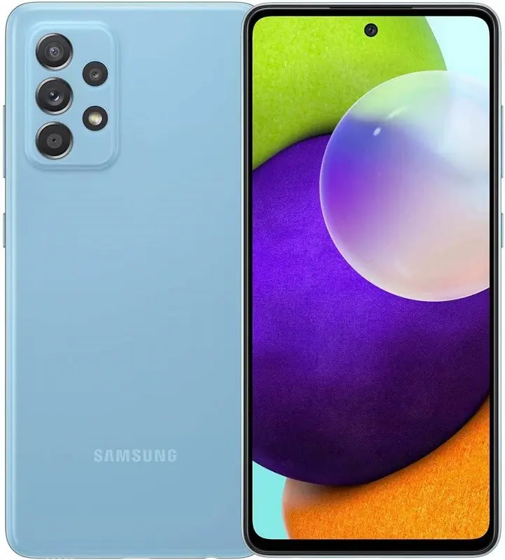 Samsung Galaxy A52 Awesome Awesome Blue official Image