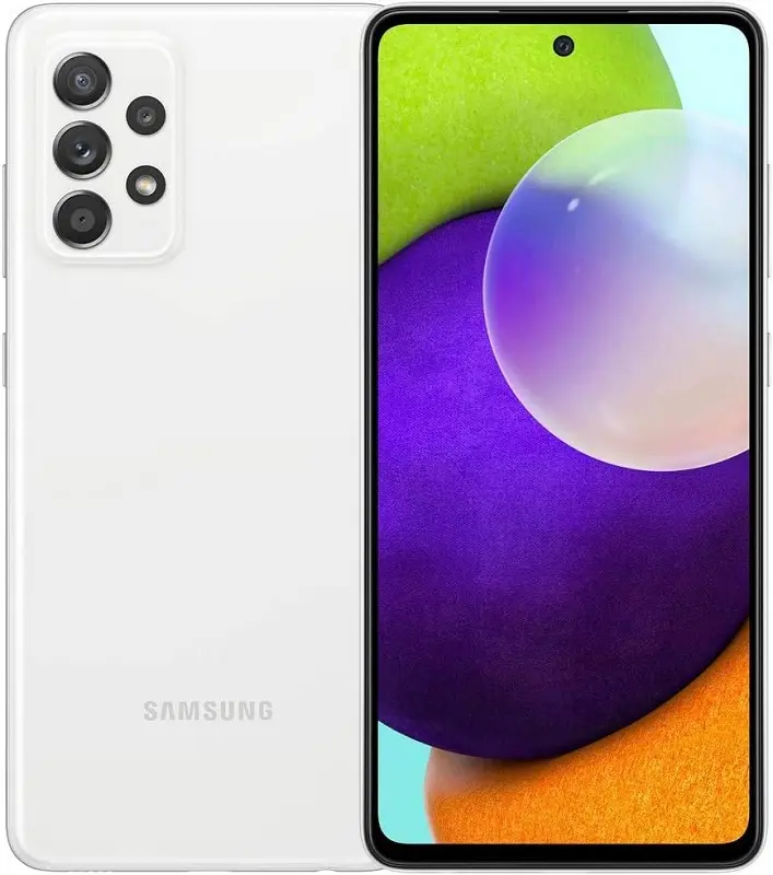 Samsung Galaxy A52 Awesome Awesome White official Image