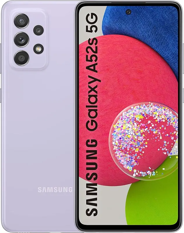 Samsung galaxy a52s 5g Awesome Purple official Image