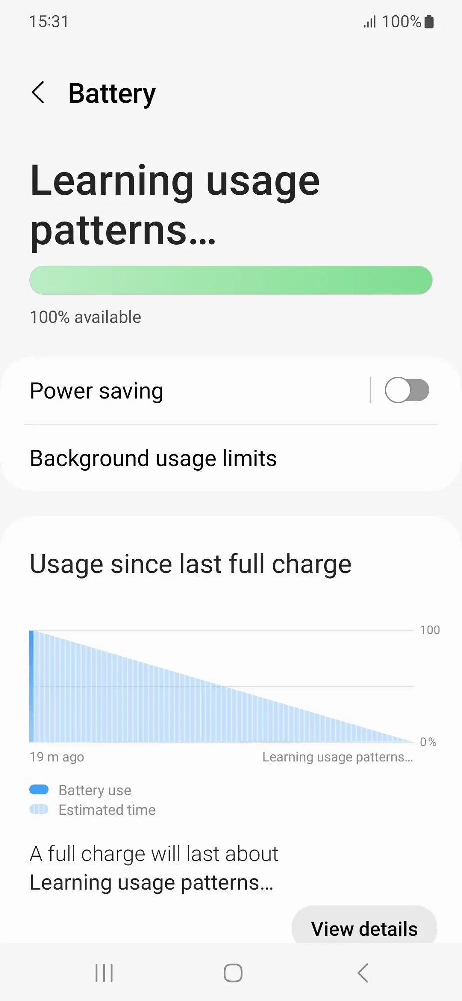 Samsung Galaxy A54 5G Battery Image.