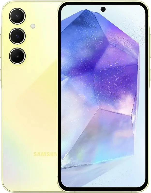 Samsung Galaxy A55 Lemon Official Image.