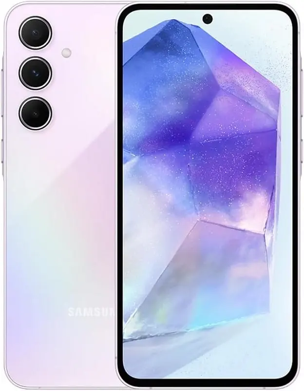Samsung Galaxy A55 Lilac Official Image.